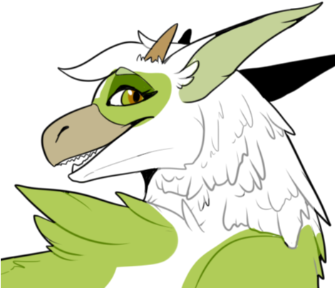Reblog - 💚 - - Jazzy/dragon Birb Stimboard - - 💚 - Cartoon (469x421), Png Download