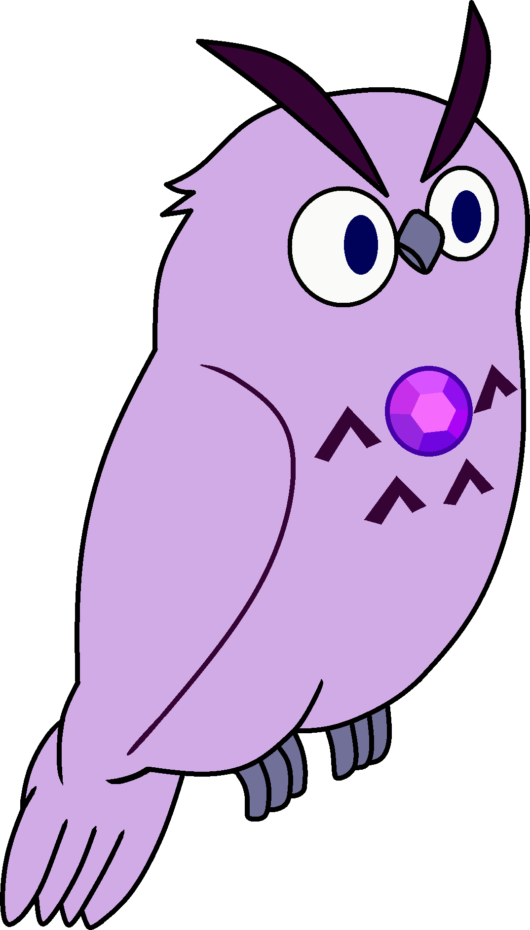 Bagel Clipart Amethyst - Steven Universe Amethyst Bird (1074x1886), Png Download