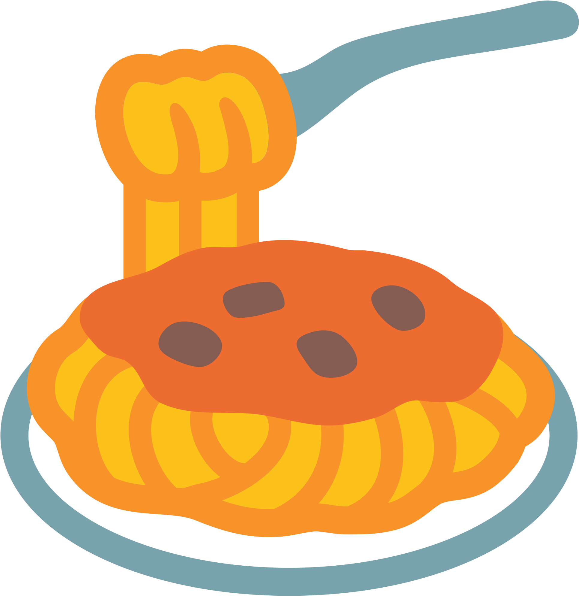 Open - 🍝 Emoji (2000x2000), Png Download