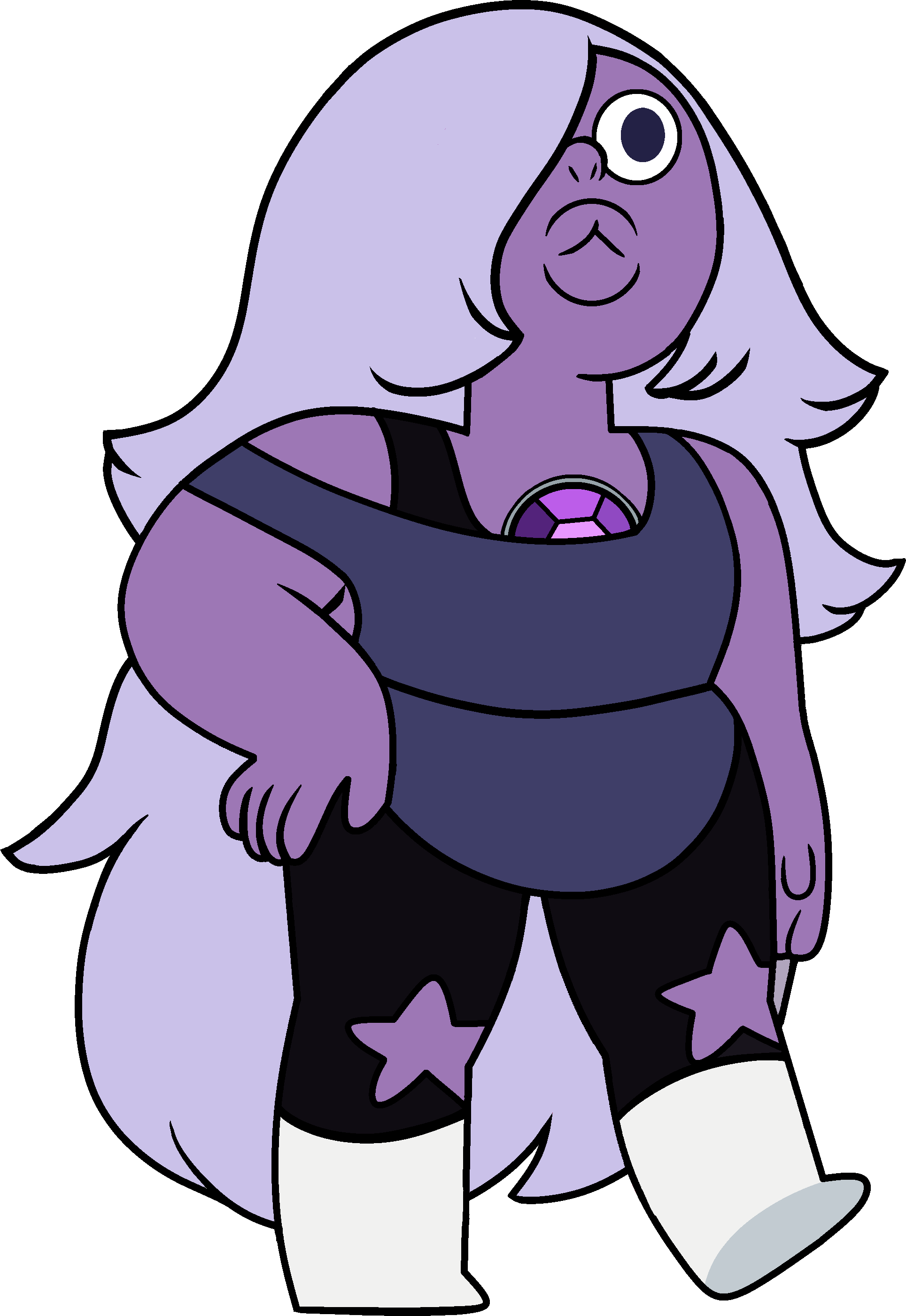 Postpilotamehyst - Steven Universe Amethyst (1929x2801), Png Download