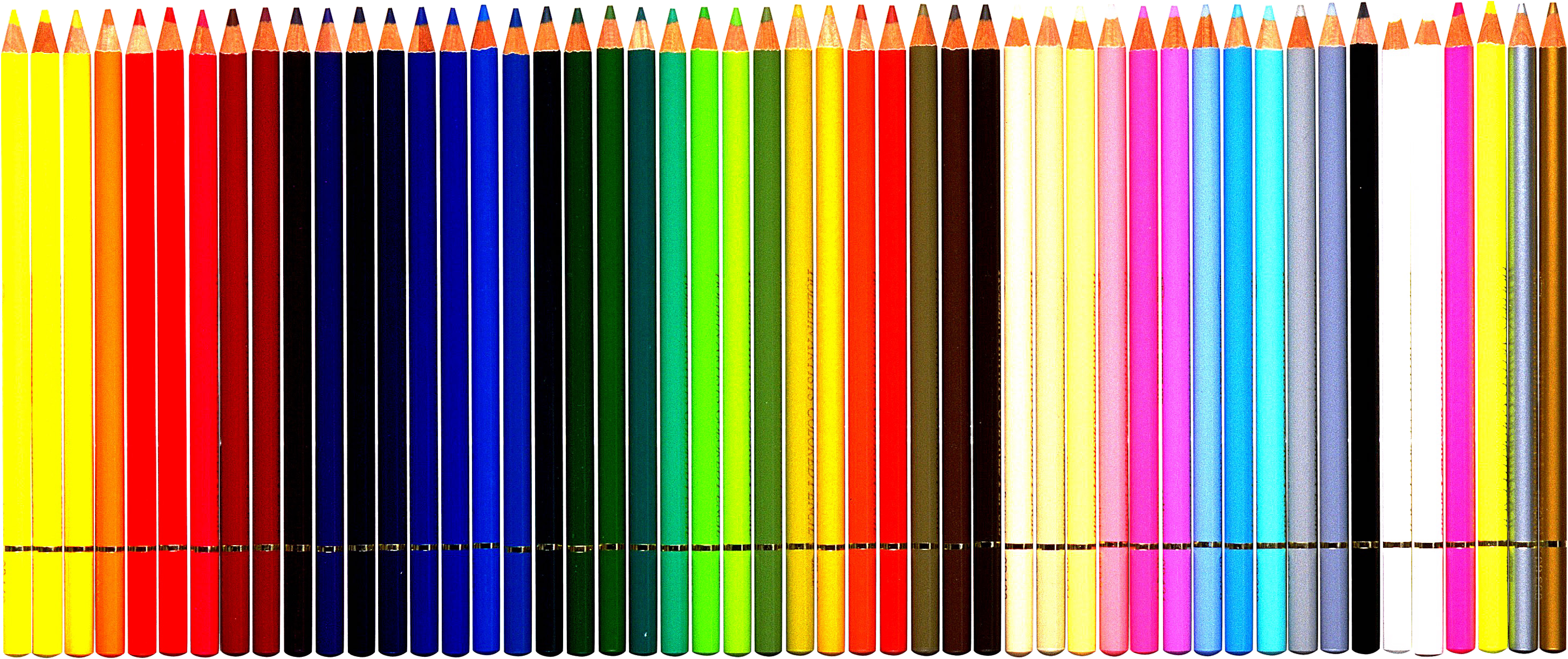 Pencil Png Image - Карандаши Пнг (2907x1221), Png Download