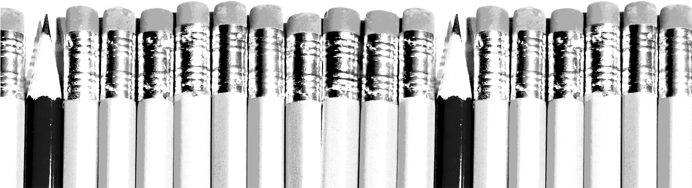 Cropped Pencils Banner - Eye Liner (1400x400), Png Download