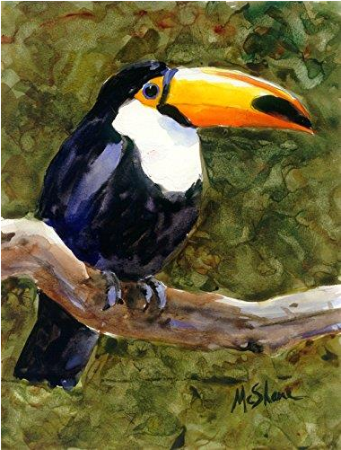 Auction - Caroline's Treasures Bird - Toucan Flag Garden Size (1000x1000), Png Download