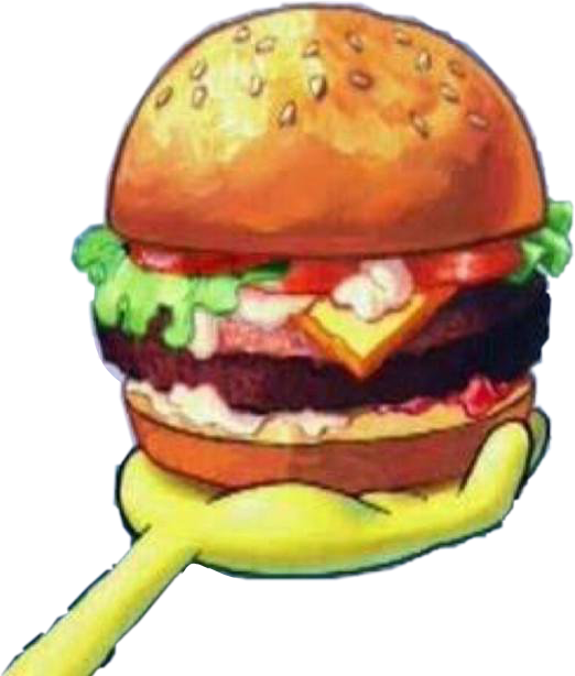 Spongebob Spongebobsquarepants Krabbypatties Krabbypatt - Spongebob Krabby Patty (522x614), Png Download