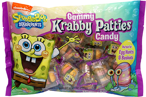 The Candy Lab - Spongebob Gummy Krabby Patties (503x346), Png Download