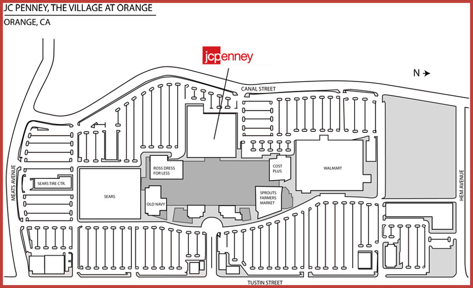 Anchor Tenants - J. C. Penney (940x573), Png Download