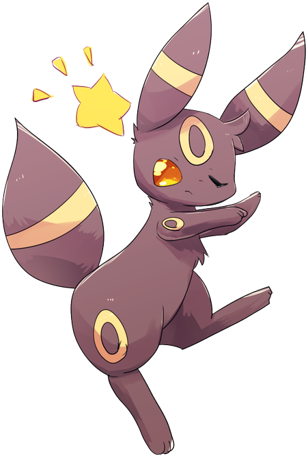 Graphic Royalty Free Library Eeveelutions For Free - Cute Umbreon (530x680), Png Download