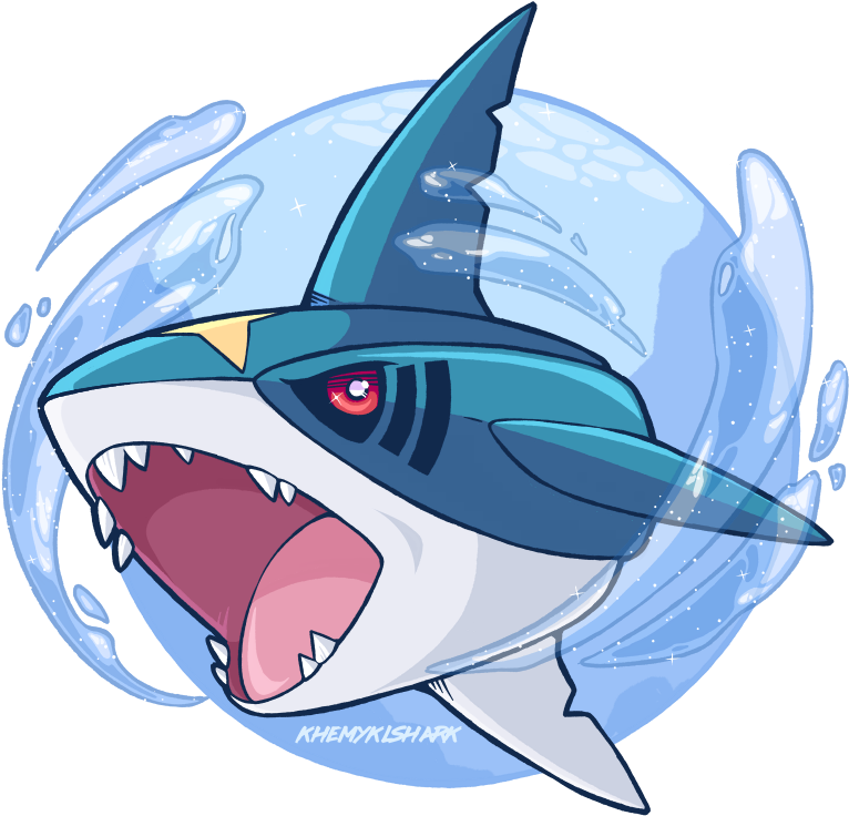 Mikky Drew My Fave - Shark (800x800), Png Download