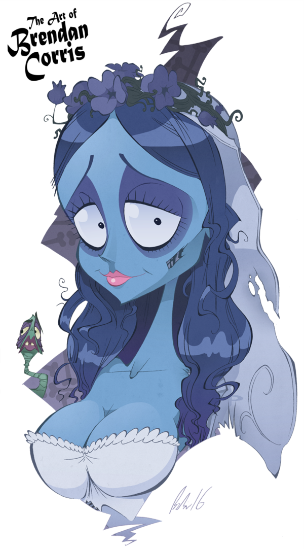 Wedding Drawing Corpse Bride - Emily The Corpse Bride Fan Art (600x1082), Png Download