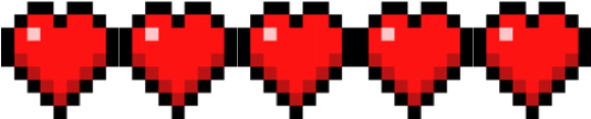 Health Transparent Minecraft Banner Download - Minecraft Life Heart (533x533), Png Download