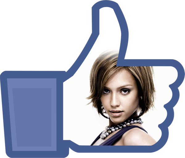 Photo Montage I Love Facebook Button Customizable Transparent - Women Synthetic Wigs Brown Mixed Blonde Capless Short (600x513), Png Download