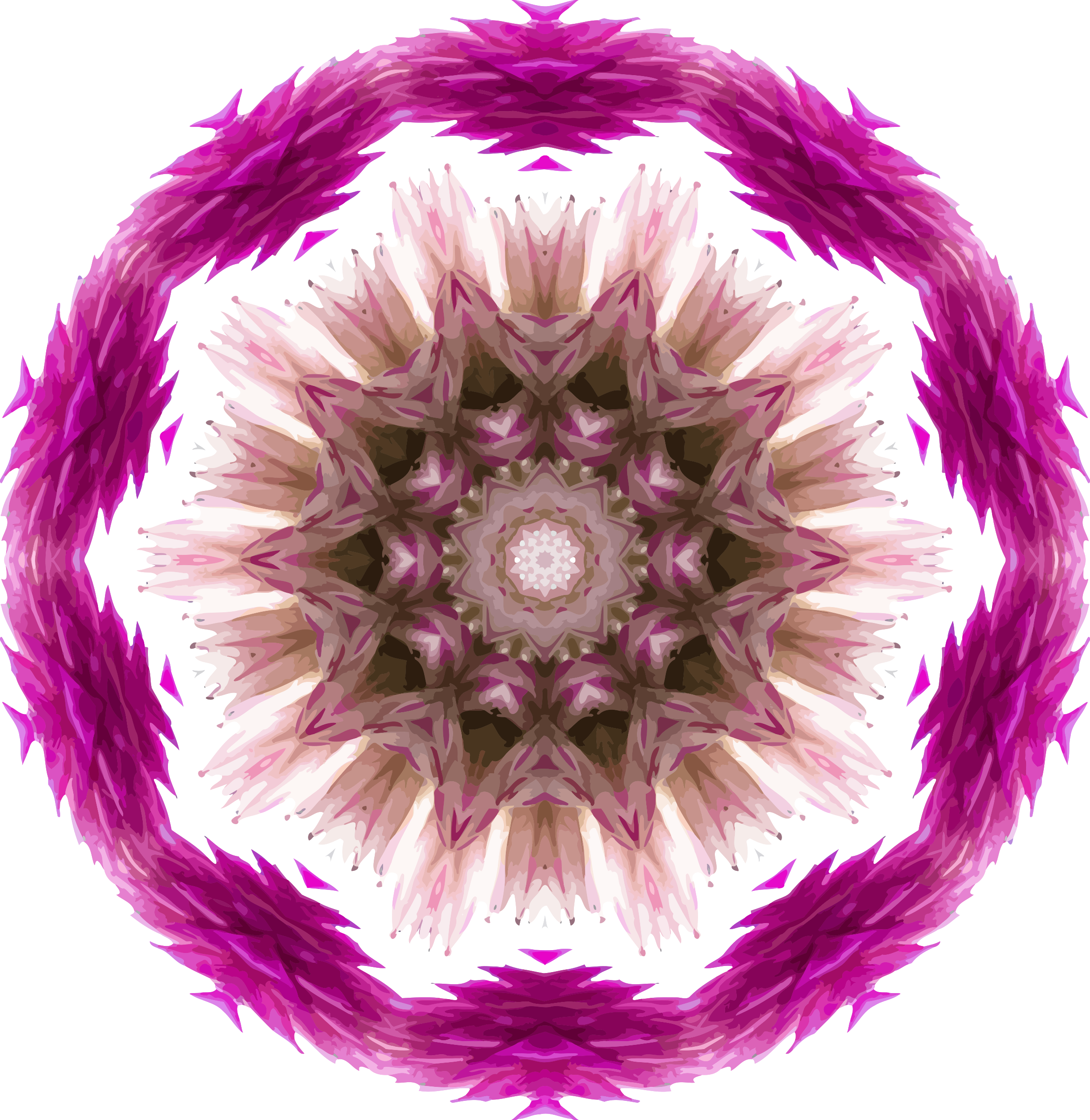 This Free Icons Png Design Of Wildflower Kaleidoscope (2336x2400), Png Download