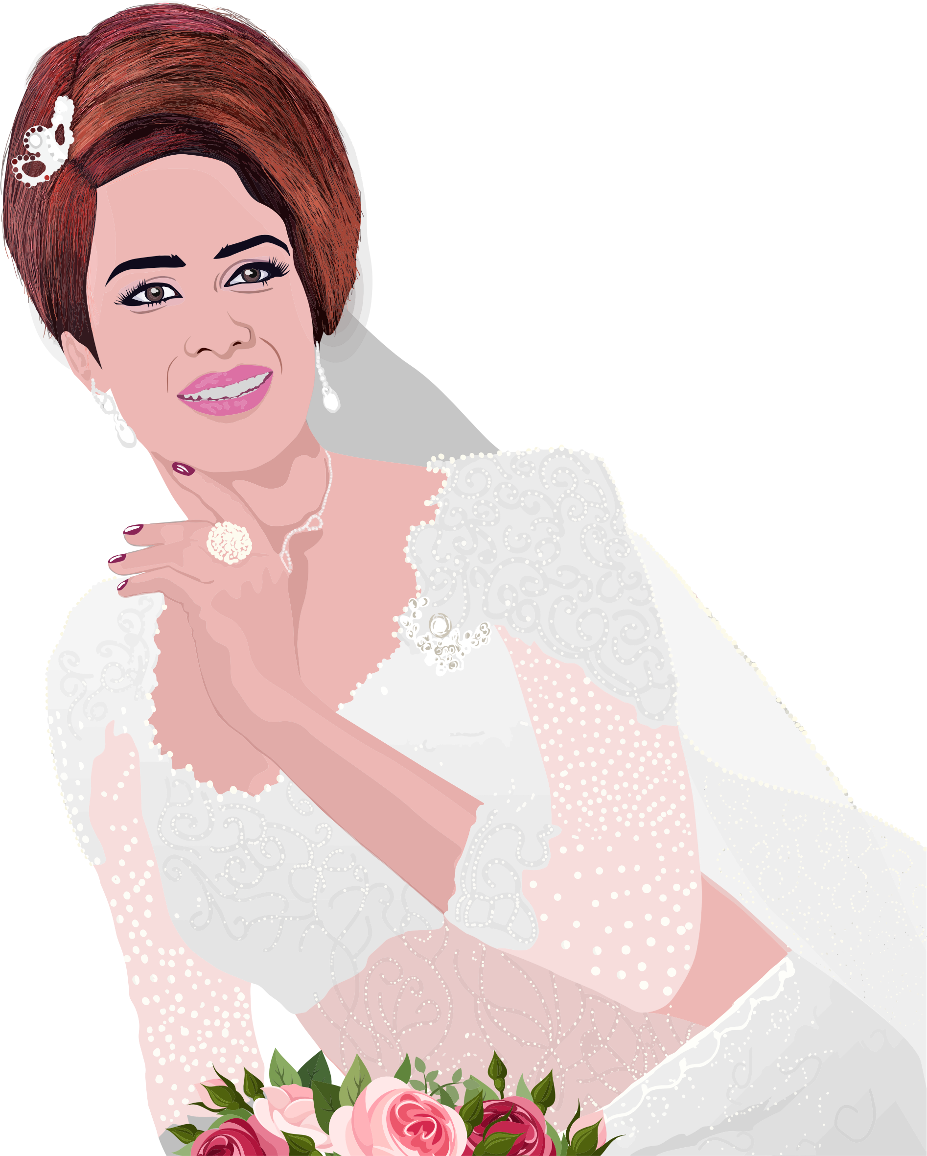 Big Image - Garden Roses (1894x2361), Png Download