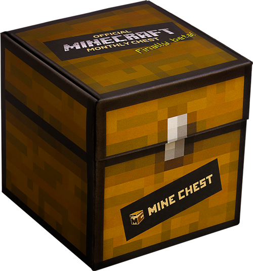 Mine Chest Is The First Official Monthly Minecraft - Minecraft Minechest Logo Png (500x535), Png Download