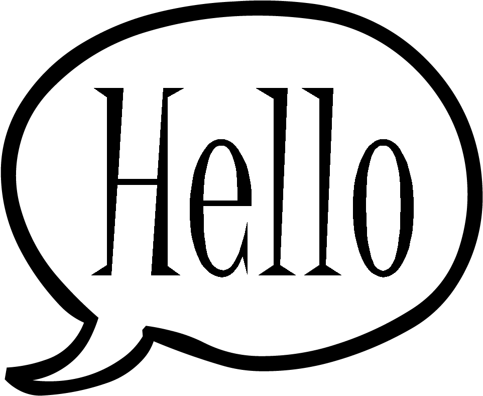 Hello Png Free Download - Hello Png (1050x867), Png Download