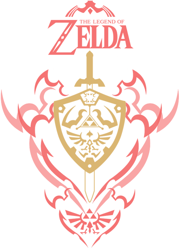 Zelda 25 A Render By Rmck2-d4l98yi 736×1 - Logo Zelda Render (736x1084), Png Download
