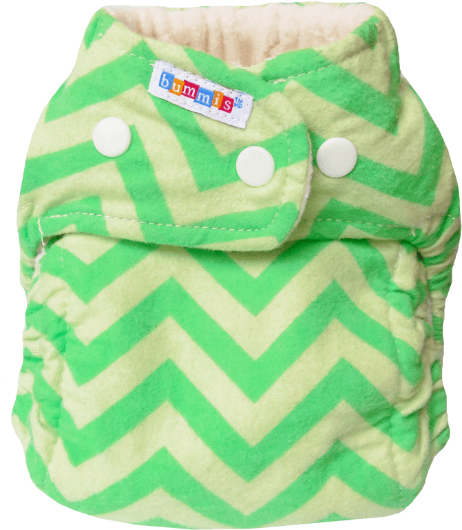 Bummis - Flannel Fitted Cloth Diaper - Forest Creatures (800x800), Png Download