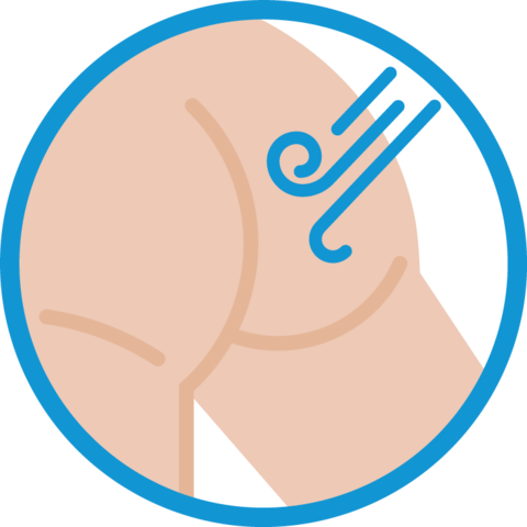 Allow Diaper Area To Dry - Infant (480x480), Png Download