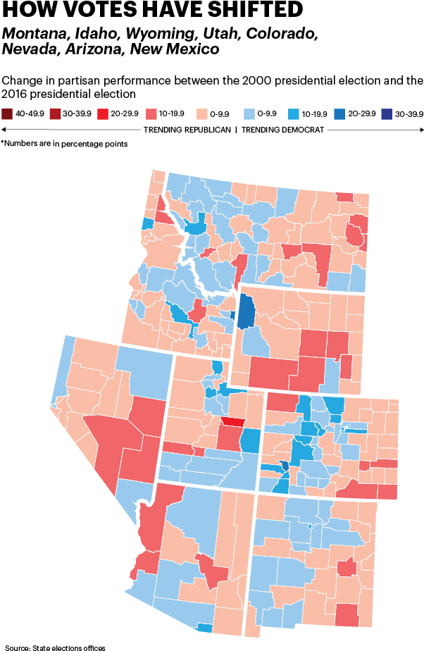 The Political Power Of Las Vegas Is A Hint Of The Gop's - Las Vegas Democrat Or Republican (641x971), Png Download