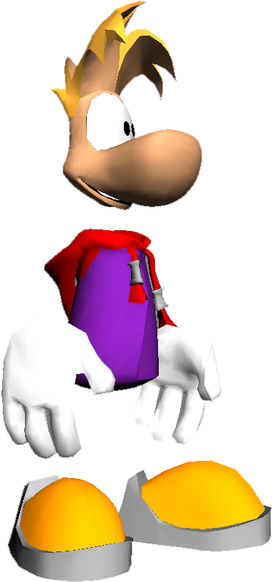 Today I Just Started Learning How To Rip 3d Rayman - Rayman 3d Model (466x835), Png Download