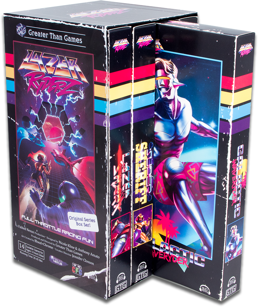 Lazer Ryderz Lazer Ryderz - Lazer Ryderz Kickstarter Board Game, The Game Steward (1500x1500), Png Download