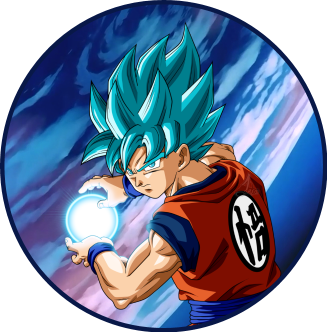 Dragonballsuper Ssjgod Goku Kamehameha - Goku Blue Kamehameha Png (654x664), Png Download
