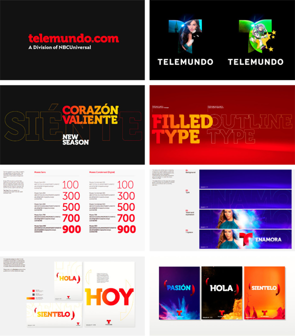 Elementos De Marca - Telemundo (590x672), Png Download