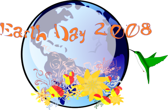 Melian Earth Day - Earth Day 2008 Logo (550x363), Png Download