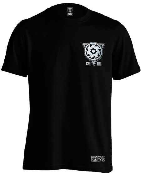 Evil Genius Kmkz Skull - Black Buffalo Bills T Shirt (576x576), Png Download