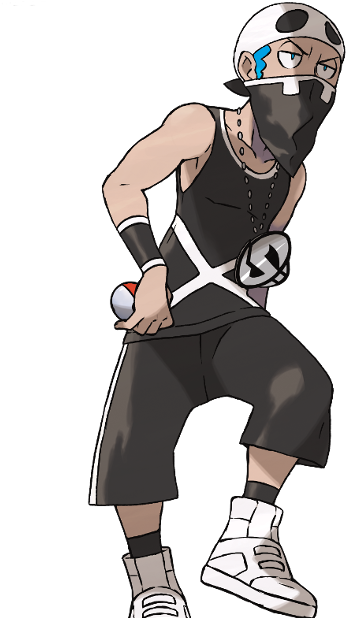 New Pokemon And The Evil Team Skull Revealed For Pokemon - Pokemon Sm Team Skull (444x617), Png Download
