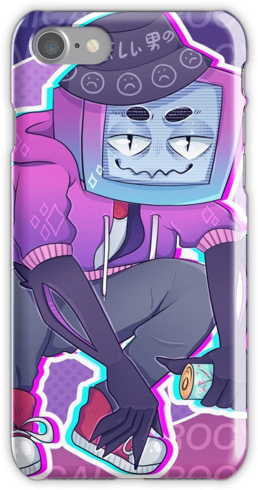 Pyrocynical Iphone 7 Snap Case - Tv Head Pyro Cynical (750x1000), Png Download