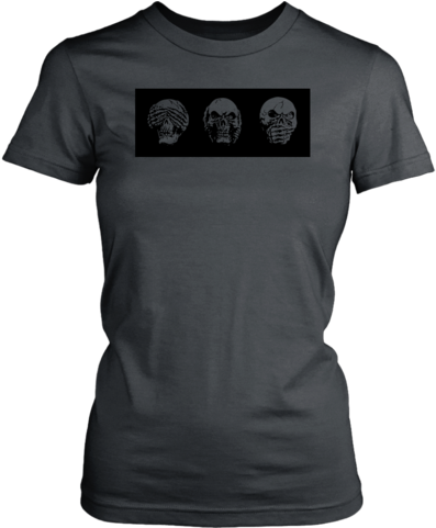 Skull No Evil Tee - Rottweiler Dog T Shirts, Tees & Hoodies - Rottweiler (480x480), Png Download