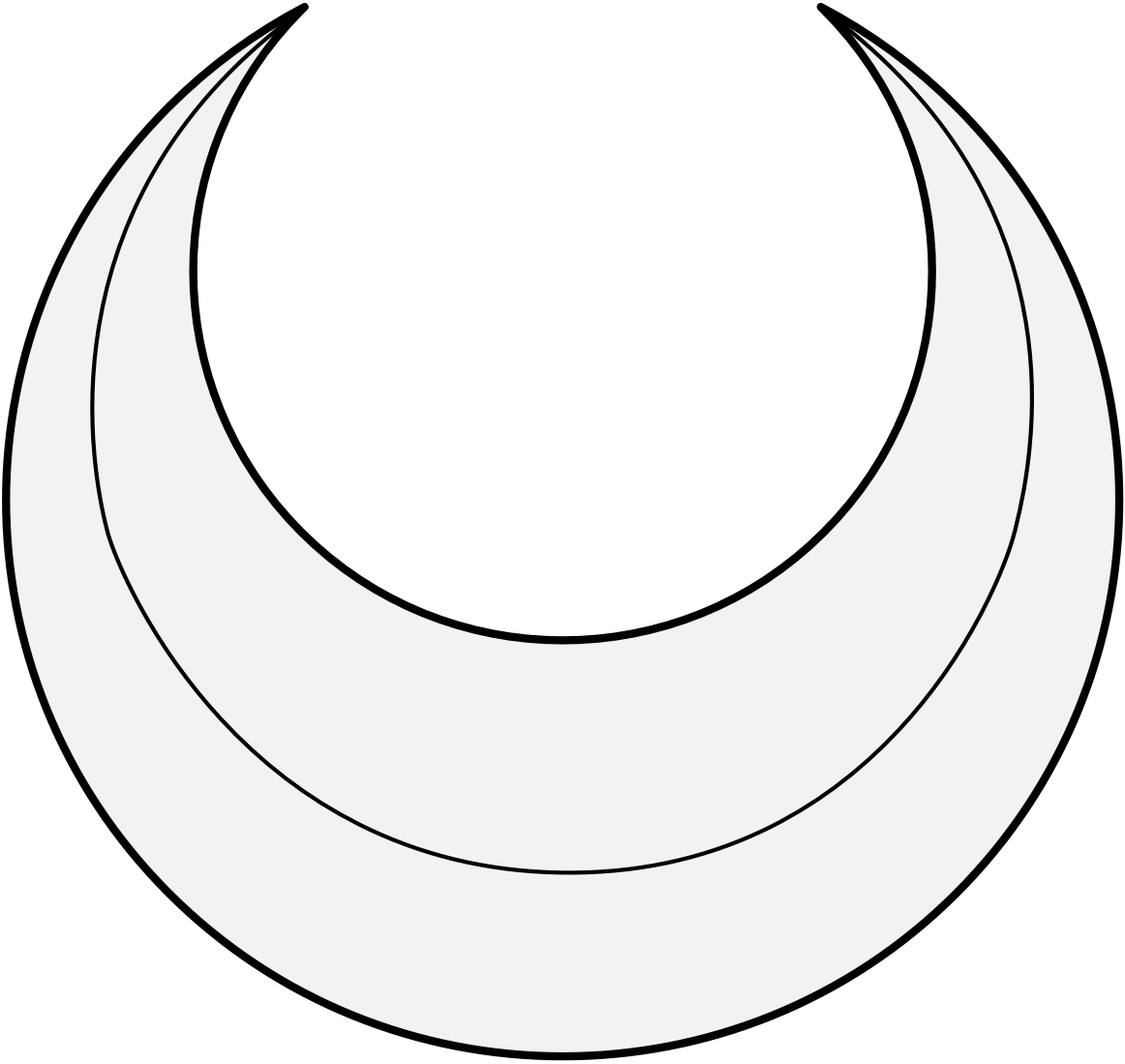 Crescent - Broches De Fimo (1162x1099), Png Download