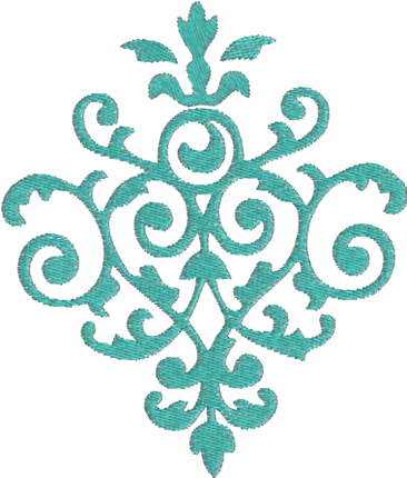 Arabescos - Corner Decor Contact Info Stamp | Self-inking Personalized (600x600), Png Download