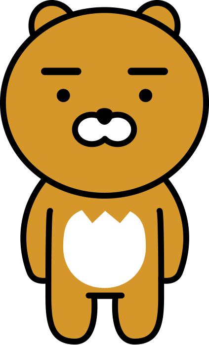 Cute Kakaotalk Emoji Kawaii Korean Asian Kakao Talk - Ryan Kakaotalk Png (423x700), Png Download