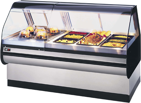 Wdcg 5 Five Well Hot Case Independent Top & Bottom - Food Display Counter Png (470x345), Png Download