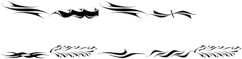 A Set Of Ornaments Designed By Enric Crous-vidal And - Font (778x280), Png Download