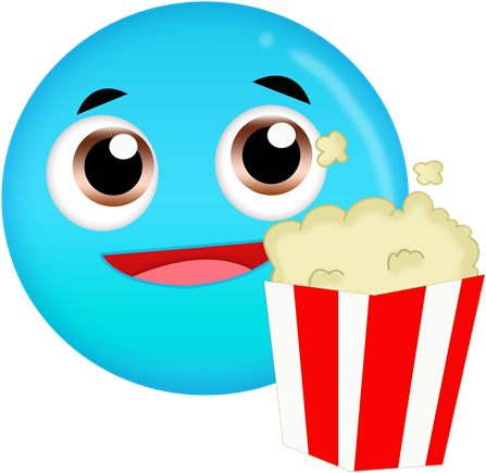 Free Movie Time Emoji - Free Time Emoji (480x491), Png Download