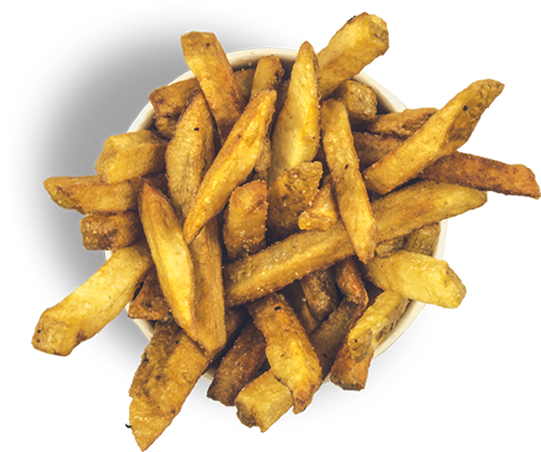 French Clipart Frise - French Fries (541x452), Png Download