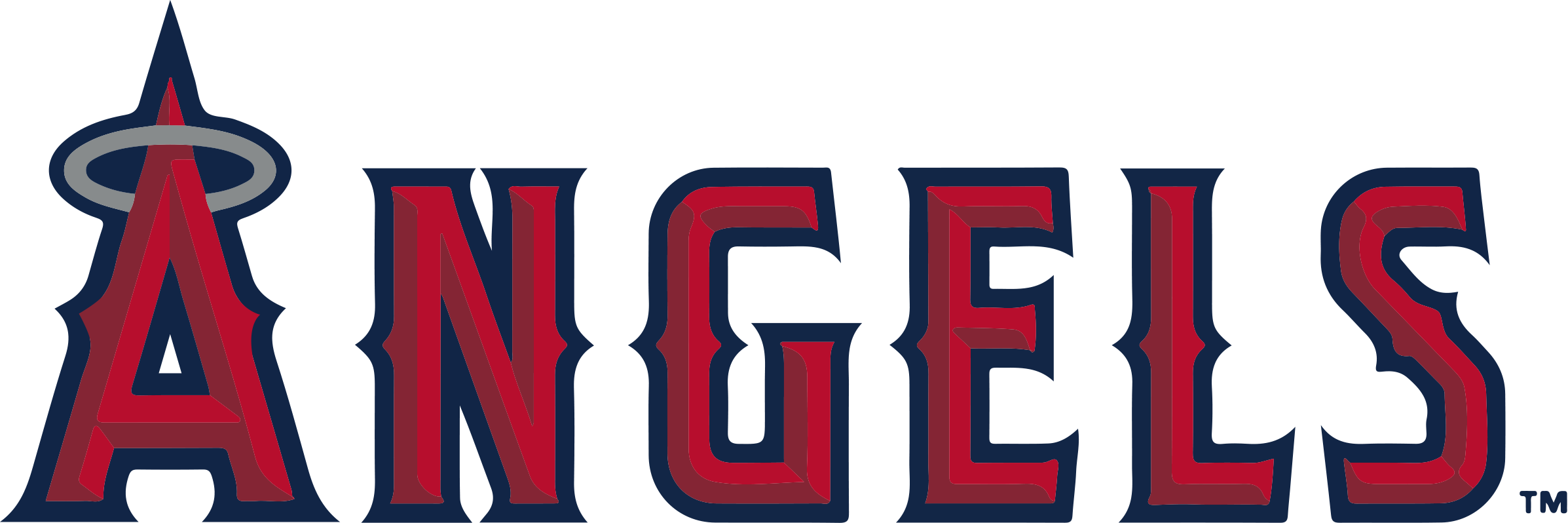 Download Los Angeles Teams Anaheim Angels Font PNG Image