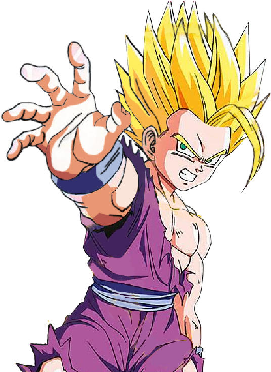 Http - //i - Imgur - Com/ui17l8h - Gohan Ssj2 Render Kamehameha (606x886), Png Download