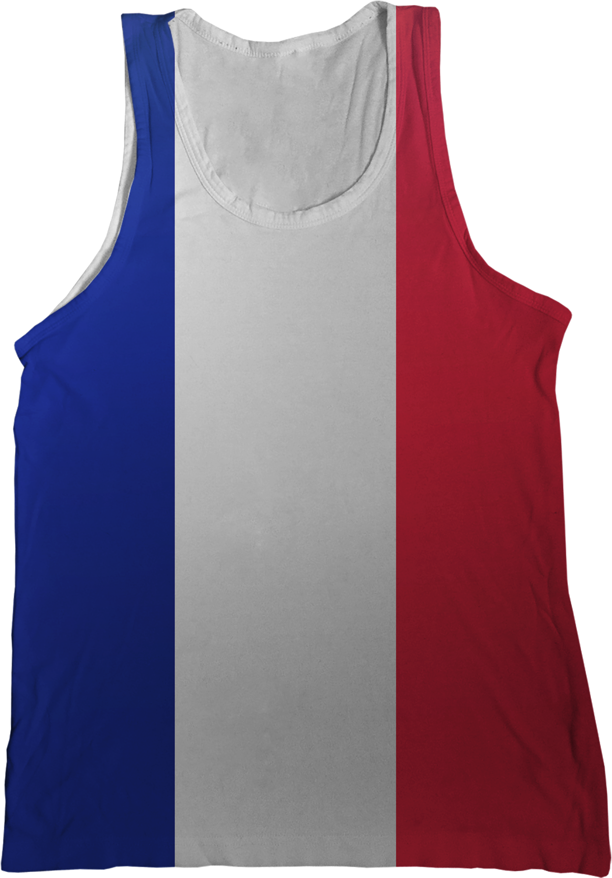 France Flag Tank Top - France (1296x1786), Png Download