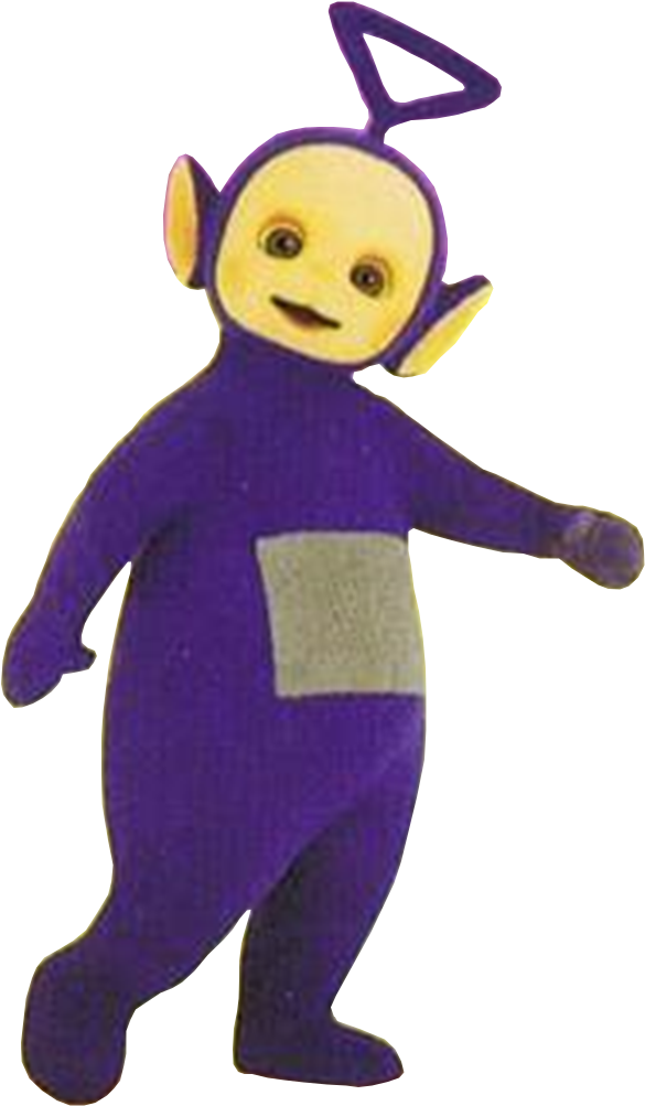 Tinky Pointing - Teletubbies Tinky Winky Waving (658x1105), Png Download