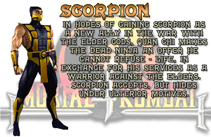 Mortal Kombat 4 Scorpion (702x472), Png Download
