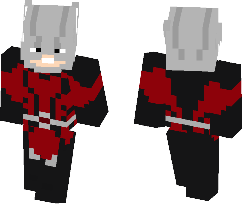 Ant Man (marvel) - Minecraft Detroit Become Human Skin (584x497), Png Download