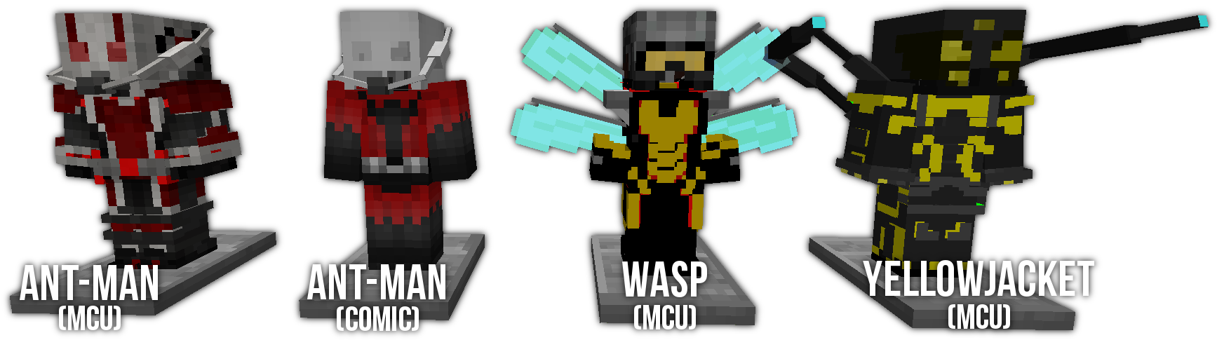 Suits - Minecraft Ant Man Suit (1770x500), Png Download