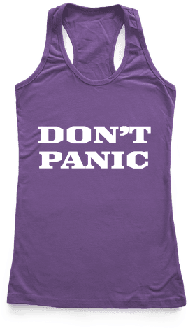 Don't Panic Racerback Tank Top - Pansexual Shirts (484x484), Png Download