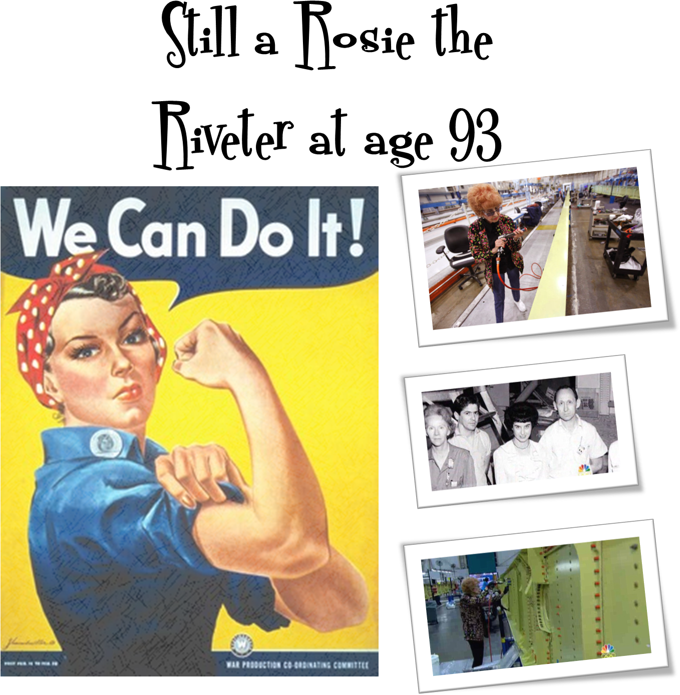Rosieriveterat93 - Rosie The Riveter (1362x1503), Png Download