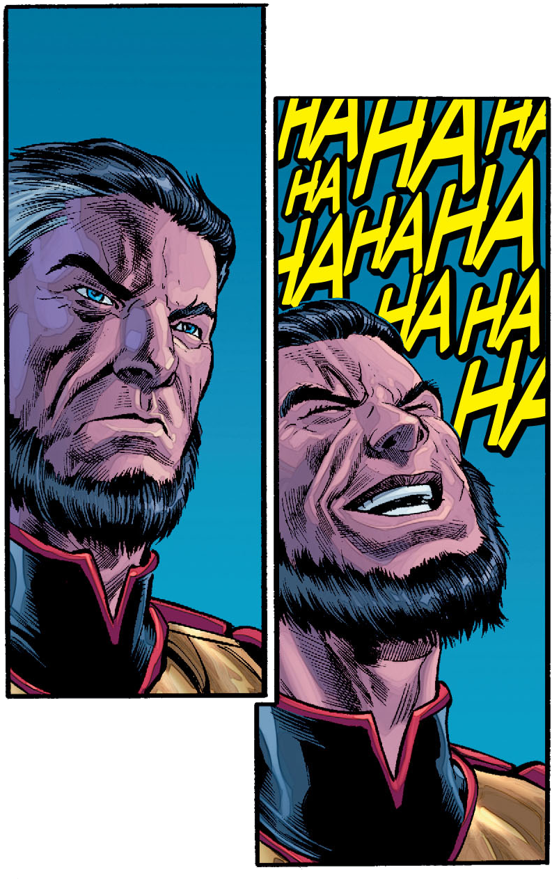 Father Laugh At Darkseid Th - Darkseid (845x1296), Png Download