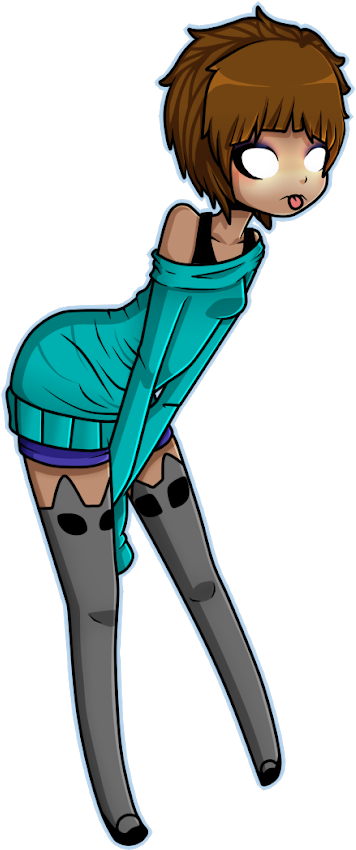 Девушка Херобрин (530x862), Png Download